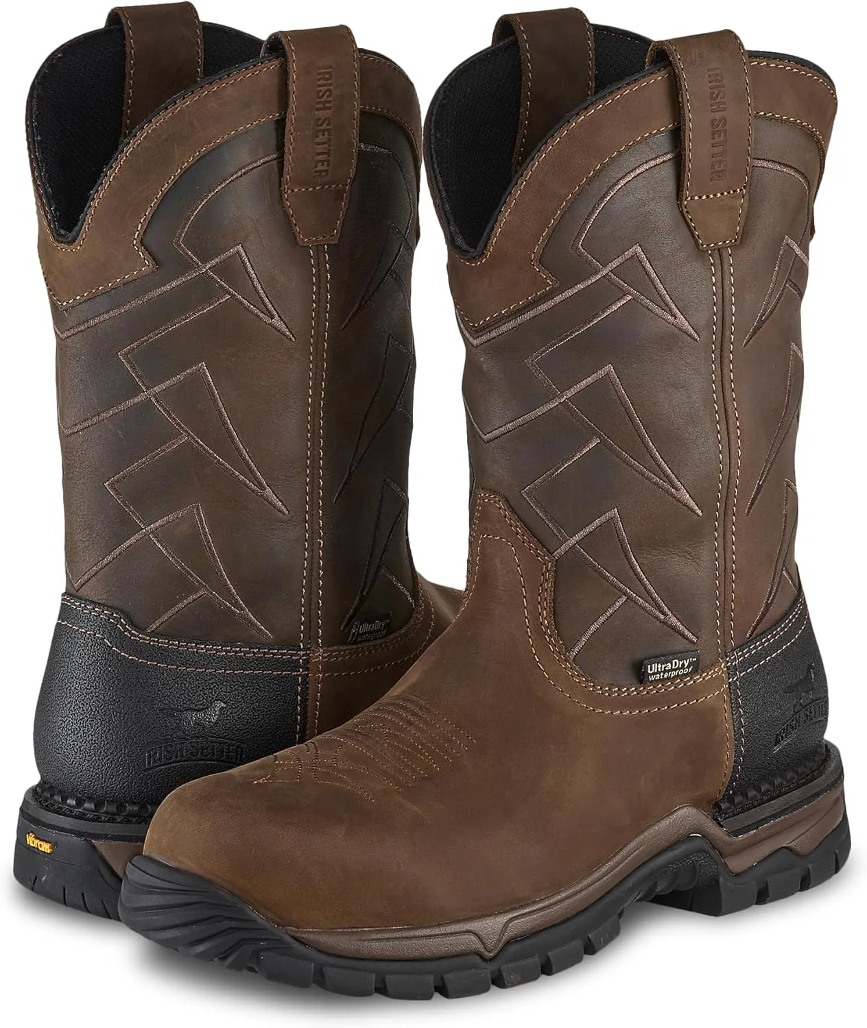 Irish Setter, Two Harbors, Mens, 11", Waterproof, Non-Metallic Safety Toe, Work Boot