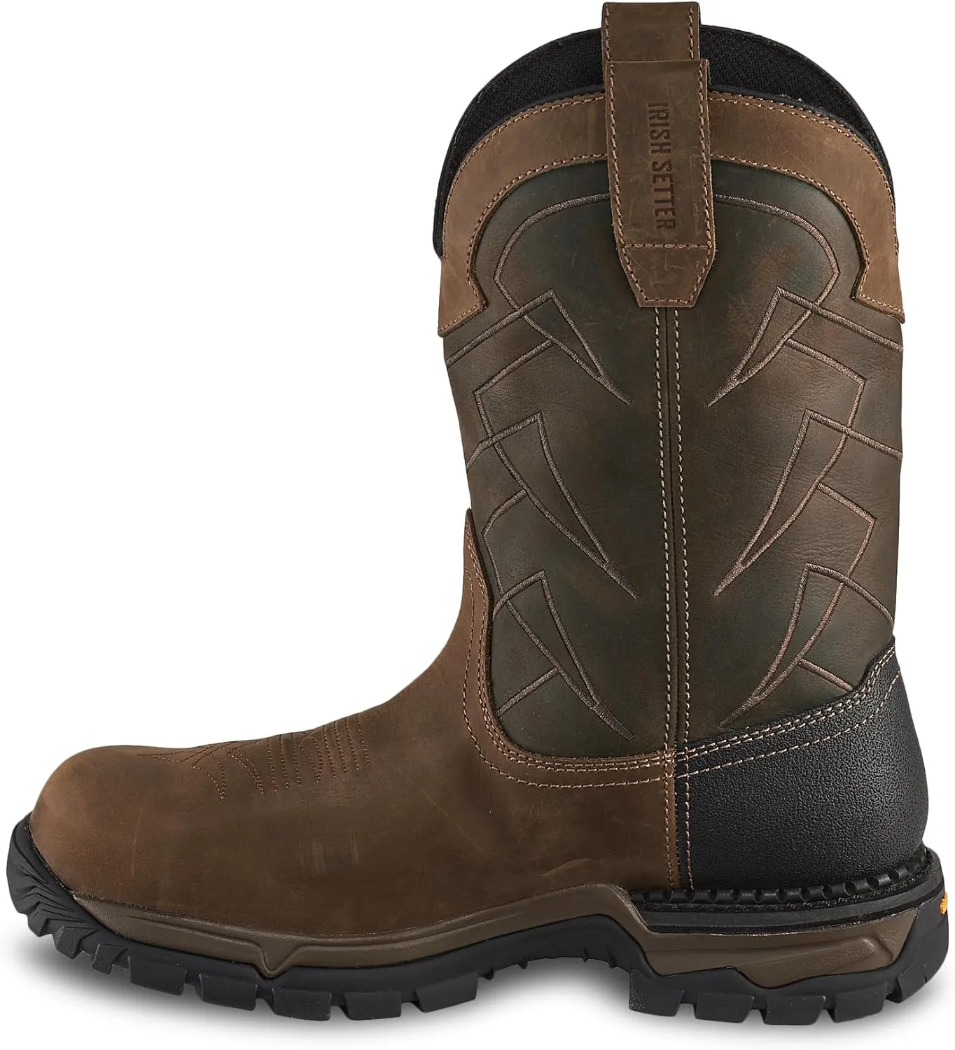 Irish Setter, Two Harbors, Mens, 11", Waterproof, Non-Metallic Safety Toe, Work Boot