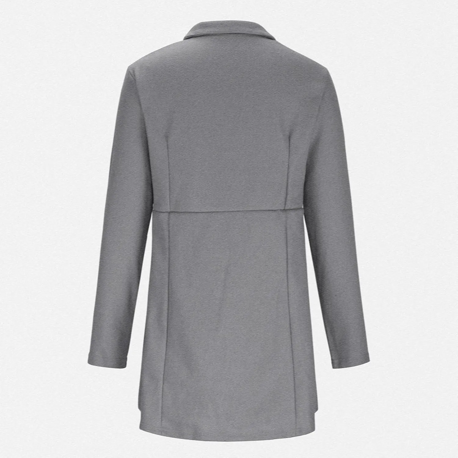 Jackets for Women Oversized Turndown Neck Baggy Tops Casual Long Sleeve Winter Coat with Pockets Button Outerwear