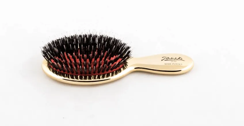 Janeke Mini Hairbrush with Boar/Nylon Bristles  (AUSP24M, CRSP24M)