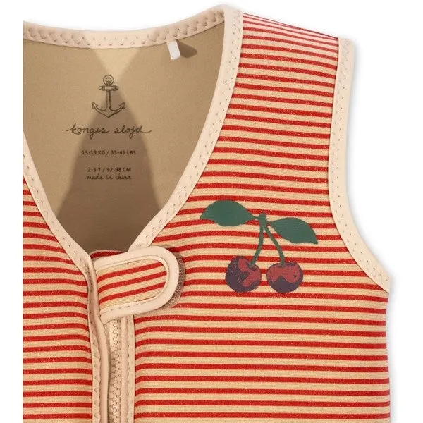 Konges Sløjd Neoprene Swim Vest Gltter Glitter Stripe