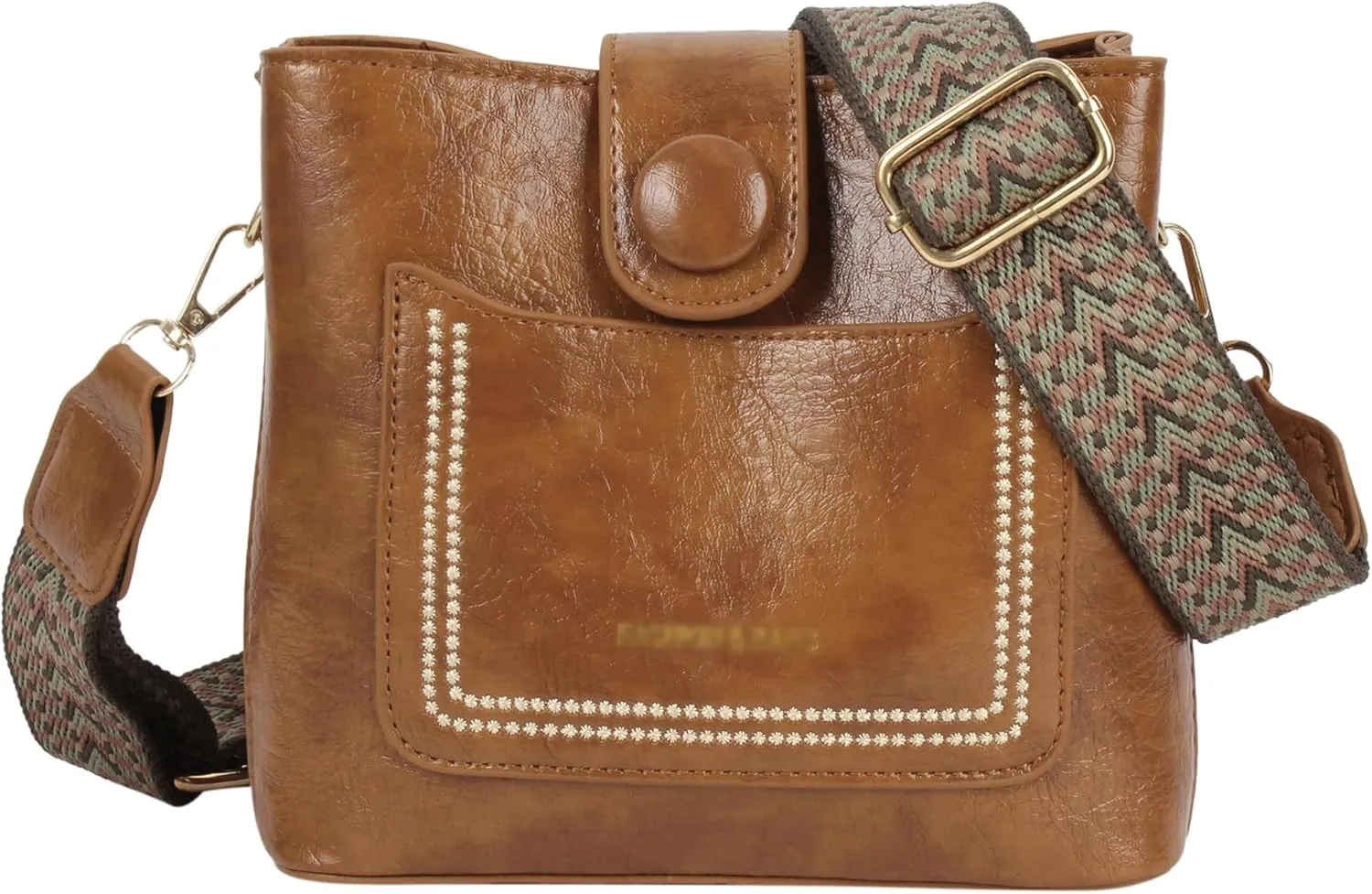LABANCA Women Vegan Leather Crossbody Bag Hobo Purse Shoulder Bags with Guitar Strap