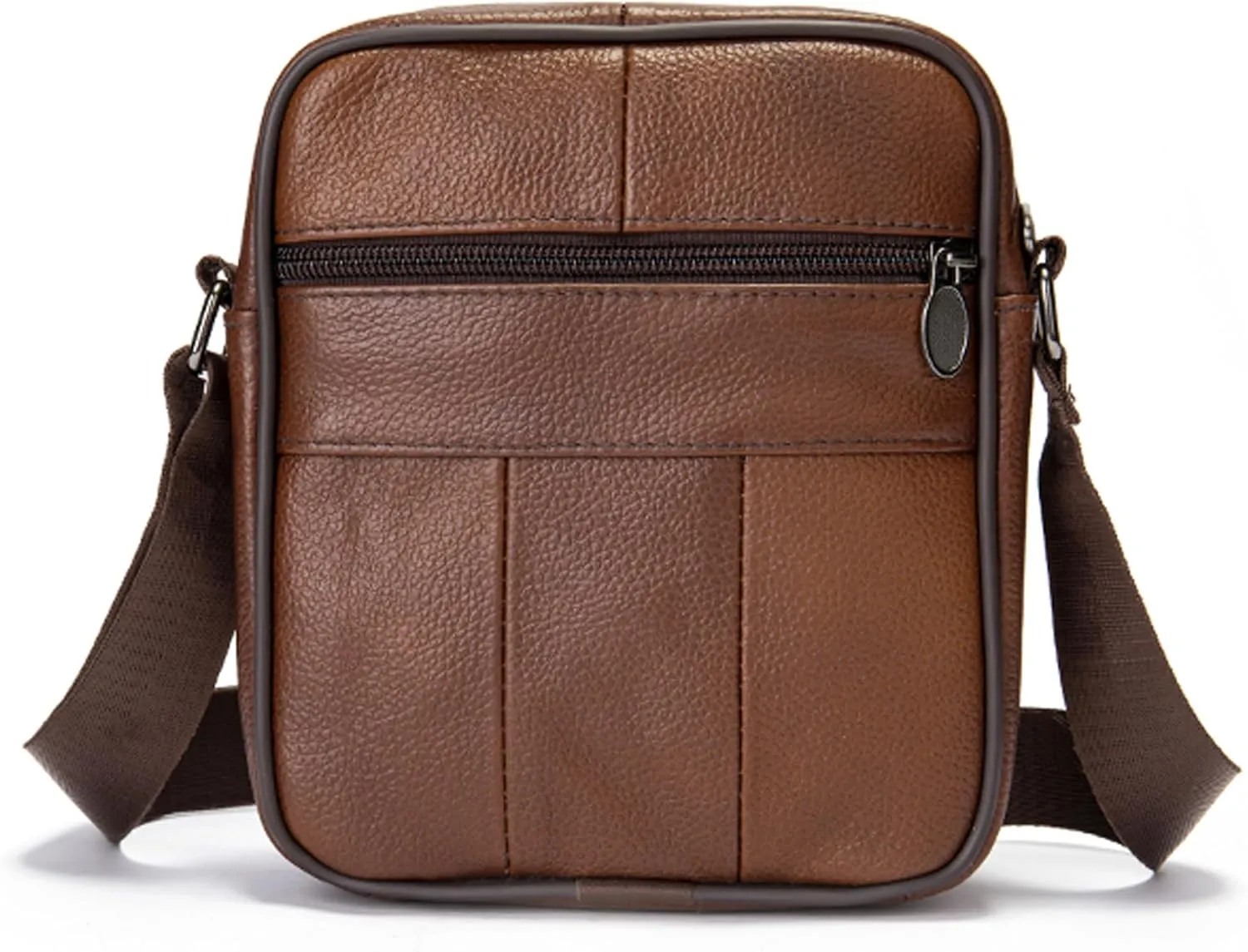 Leather Crossbody Bag Men, Smartphone Messenger Shoulder Holster Wallet Bag