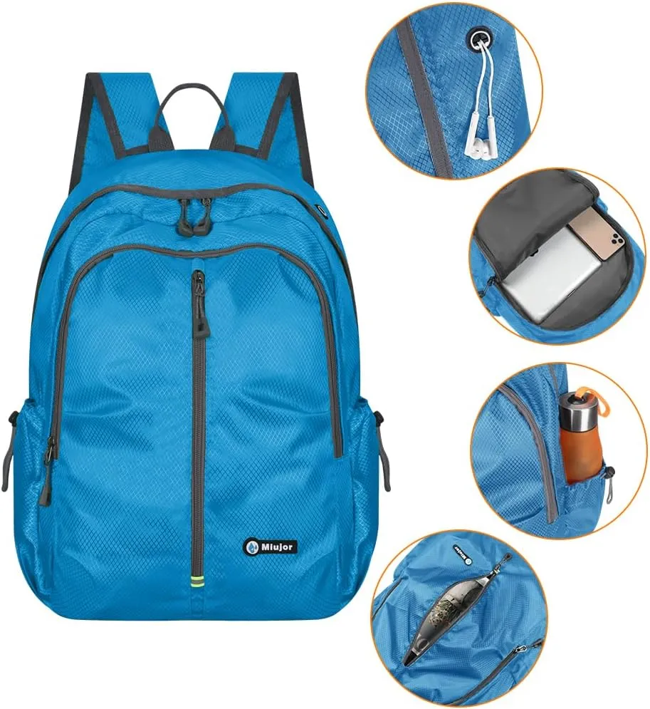 Lightweight Packable Foldable Backpack, Hiking backpack,Travel Backpack (Blue)