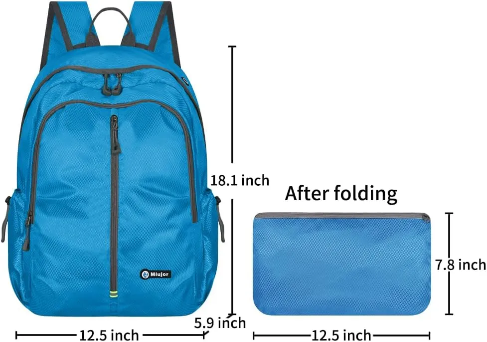 Lightweight Packable Foldable Backpack, Hiking backpack,Travel Backpack (Blue)