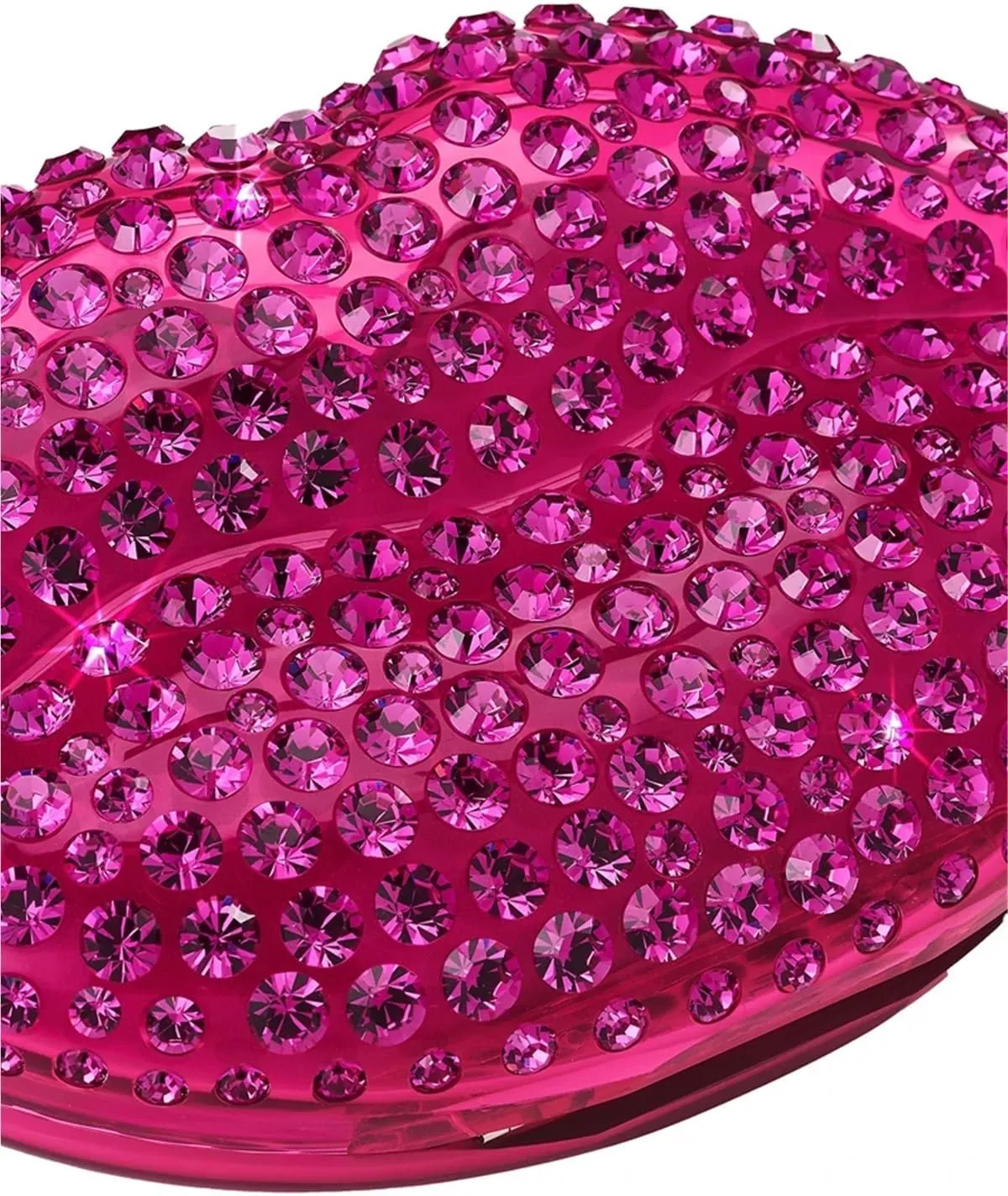 Lip Shape Clutch Bag Rhinestones Clear Wedding Evening Party Kiss Purse Women Handbag For Wedding Party Prom