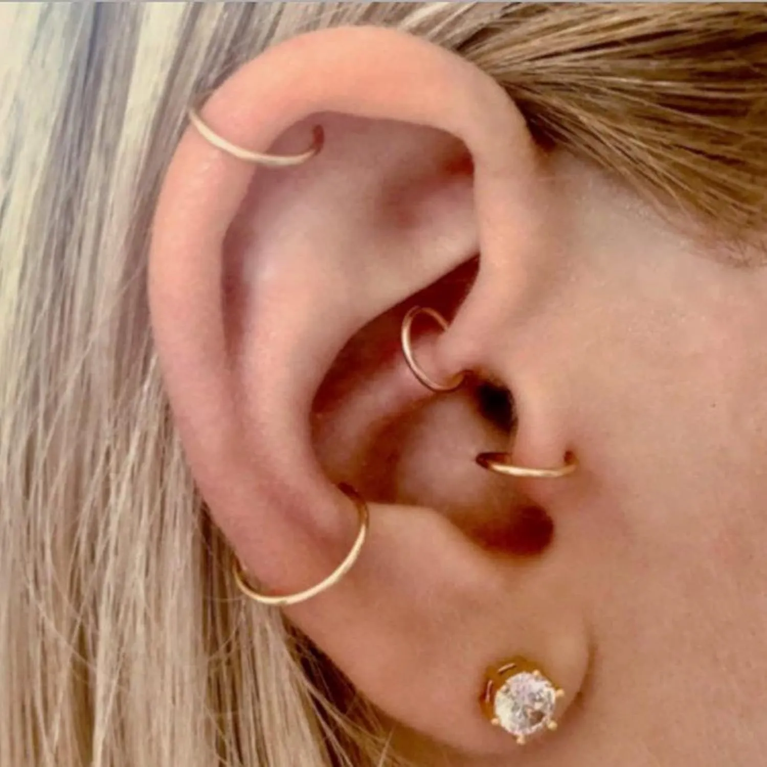 Longita 20g Nose Rings Hoop L Shape Nose Studs Stainless Steel Nose Screw Bone Flat Top Diamond Opal Heart High Nostril Piercing Jewelry Silver Rose Gold Black Pack for Women Men