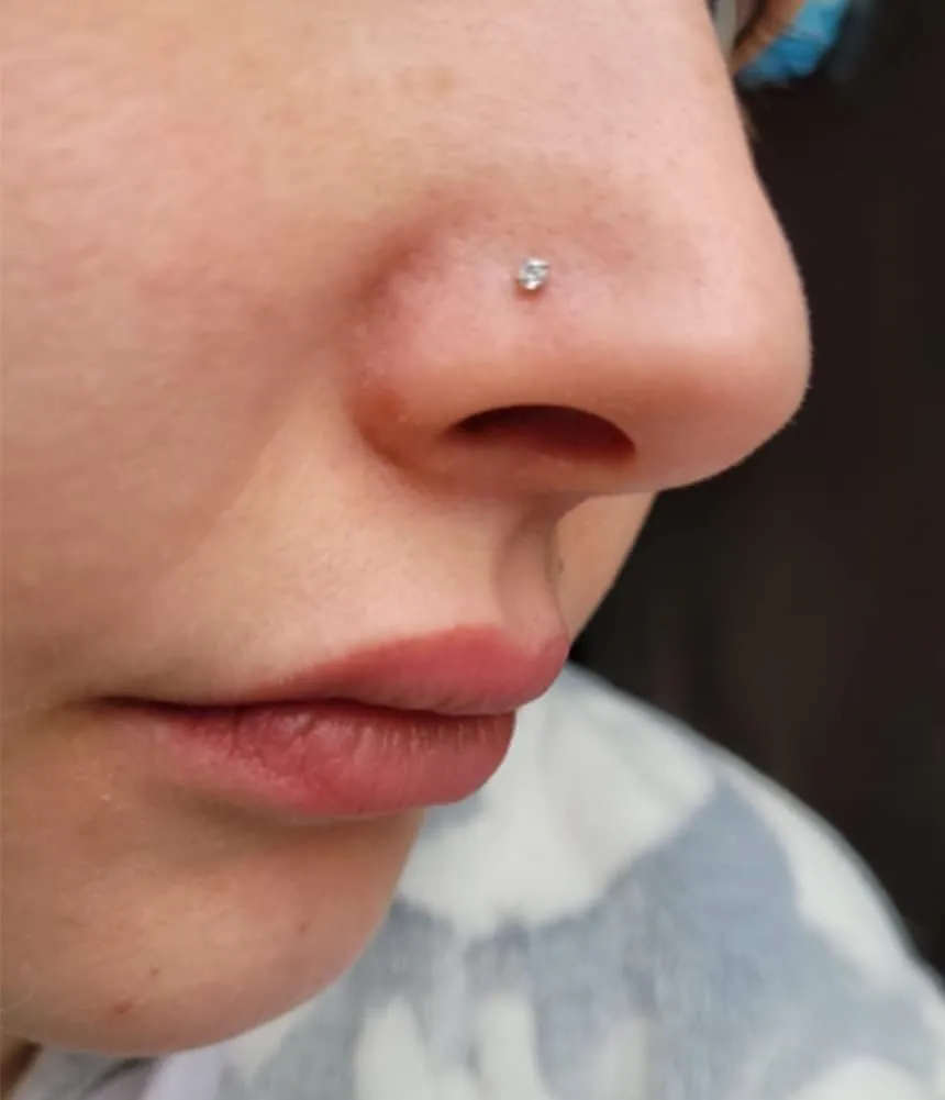 Longita 20g Nose Rings Hoop L Shape Nose Studs Stainless Steel Nose Screw Bone Flat Top Diamond Opal Heart High Nostril Piercing Jewelry Silver Rose Gold Black Pack for Women Men