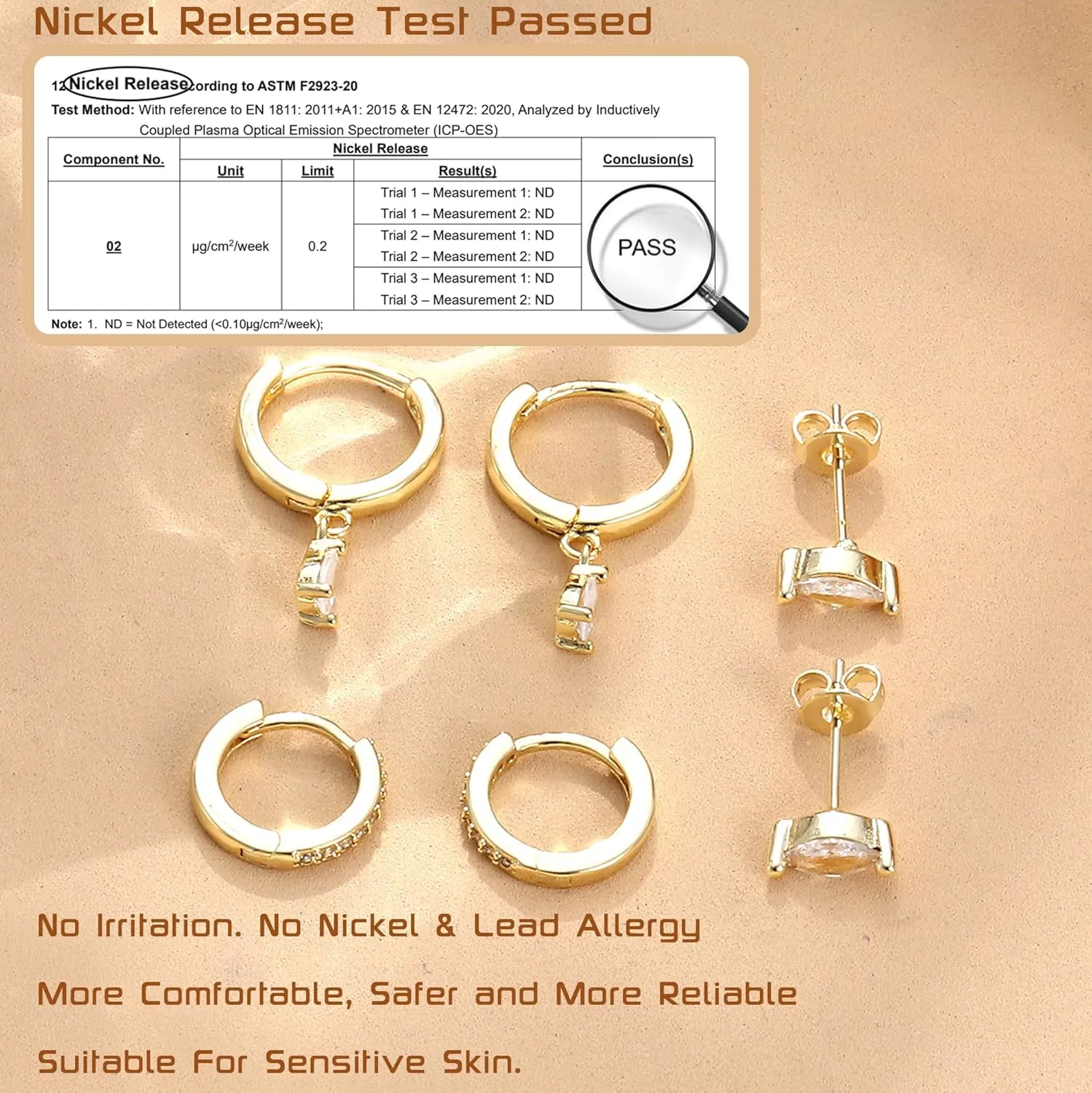 LOYALLOOK Small Gold Earrings for Women Trendy 14k Gold Plated Huggie Hoop Earrings Hypoallergenic Cartilage Earring Sets for Multiple Piercing Dainty Gold Stud Earrings for Women