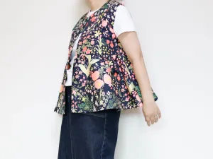 <V02A> PEPLUM VEST
