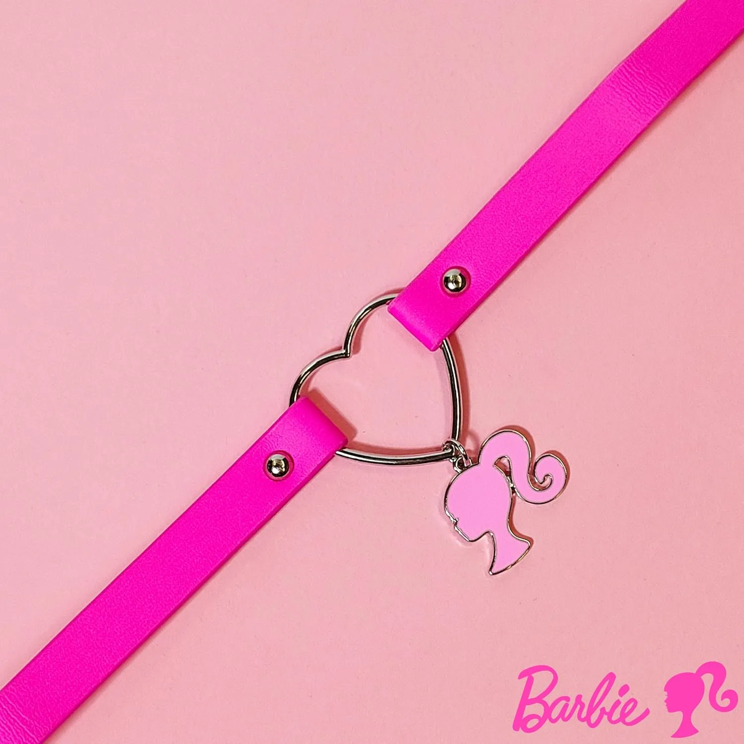 LUV HER Choker Necklace for Women Costume Outfit Chokers Necklace for Girls - Adjustable Choker Leather-like Collar Necklace for Girls With Charm Ages 4 