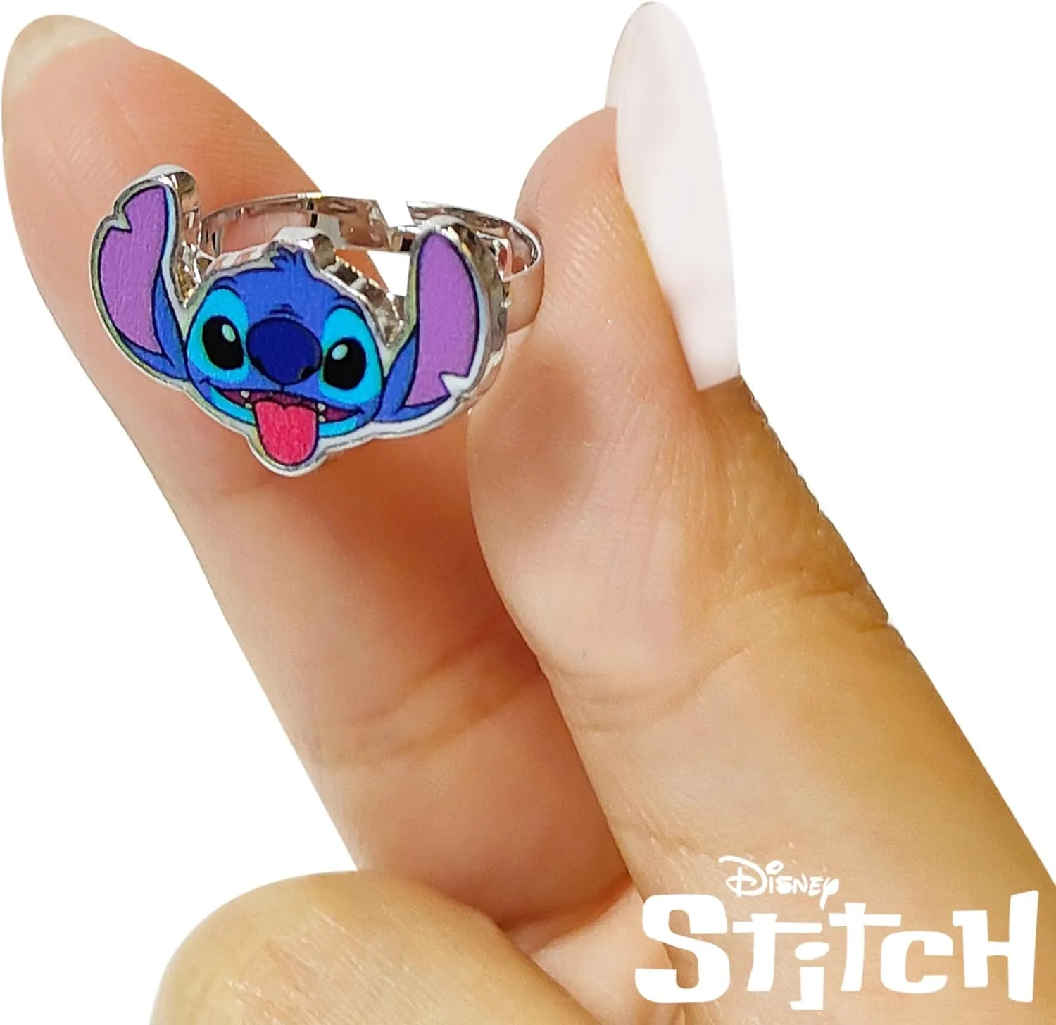 LUV HER Kids Jewelry: 4-Piece Adjustable Rings for Girls, Ring Sets with metal charm Fashion Girls Jewelry Ages 4 