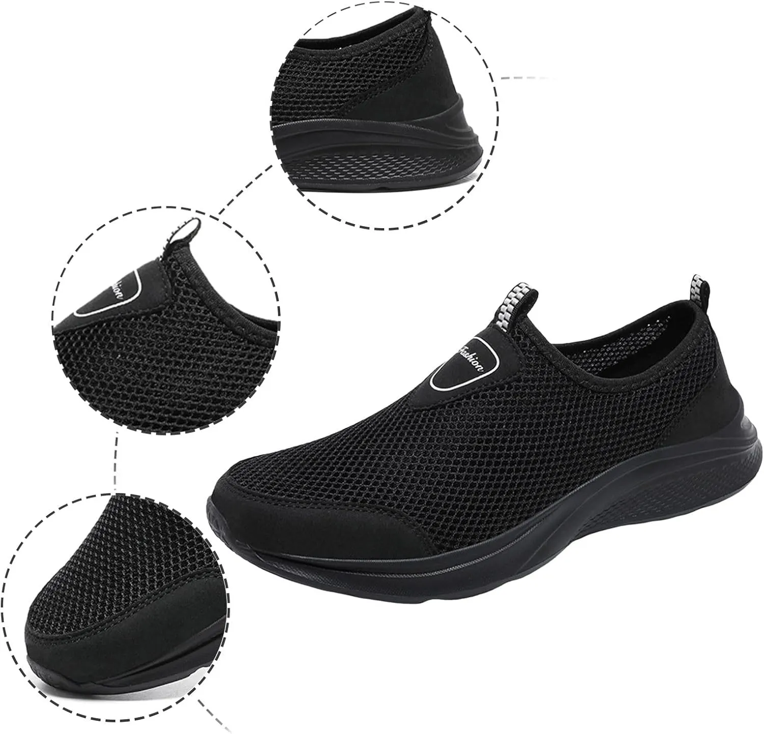 Mens Athletic Shoes Men's Sneakers Shoe for Men Slip on Shoe for Men Comfortable Everyday and Travel Sneaker