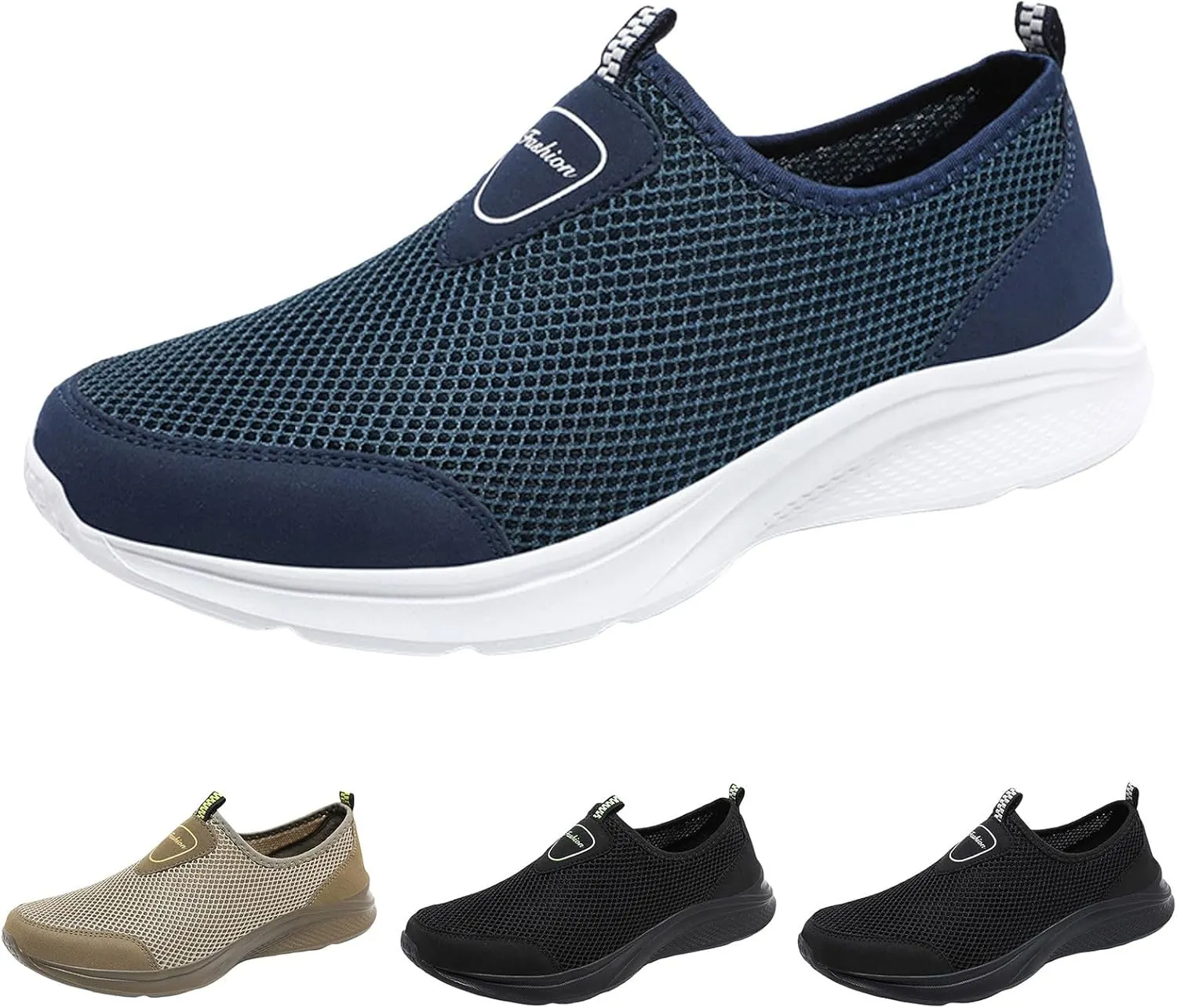 Mens Athletic Shoes Men's Sneakers Shoe for Men Slip on Shoe for Men Comfortable Everyday and Travel Sneaker