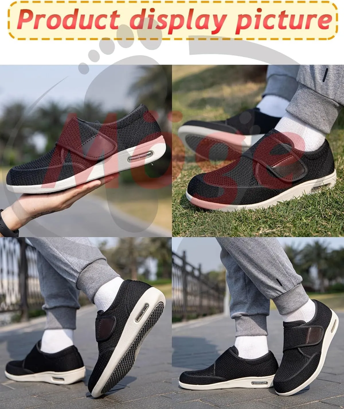 Men's Casual Slip-On Loafers - Lightweight Office Shoes for Running & Walking - Breathable Comfort Sneakers