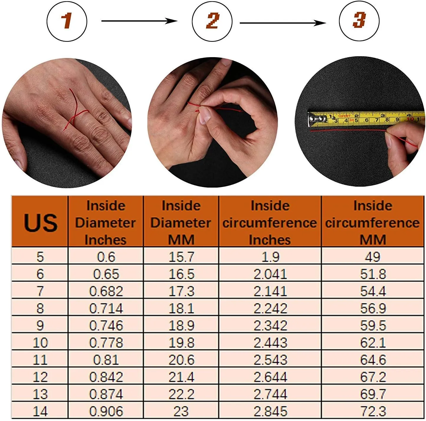 Mens Fidget Rings Anxiety Rings for Men Womens Chain Spinner Rings for Adults Titanium Steel Rings