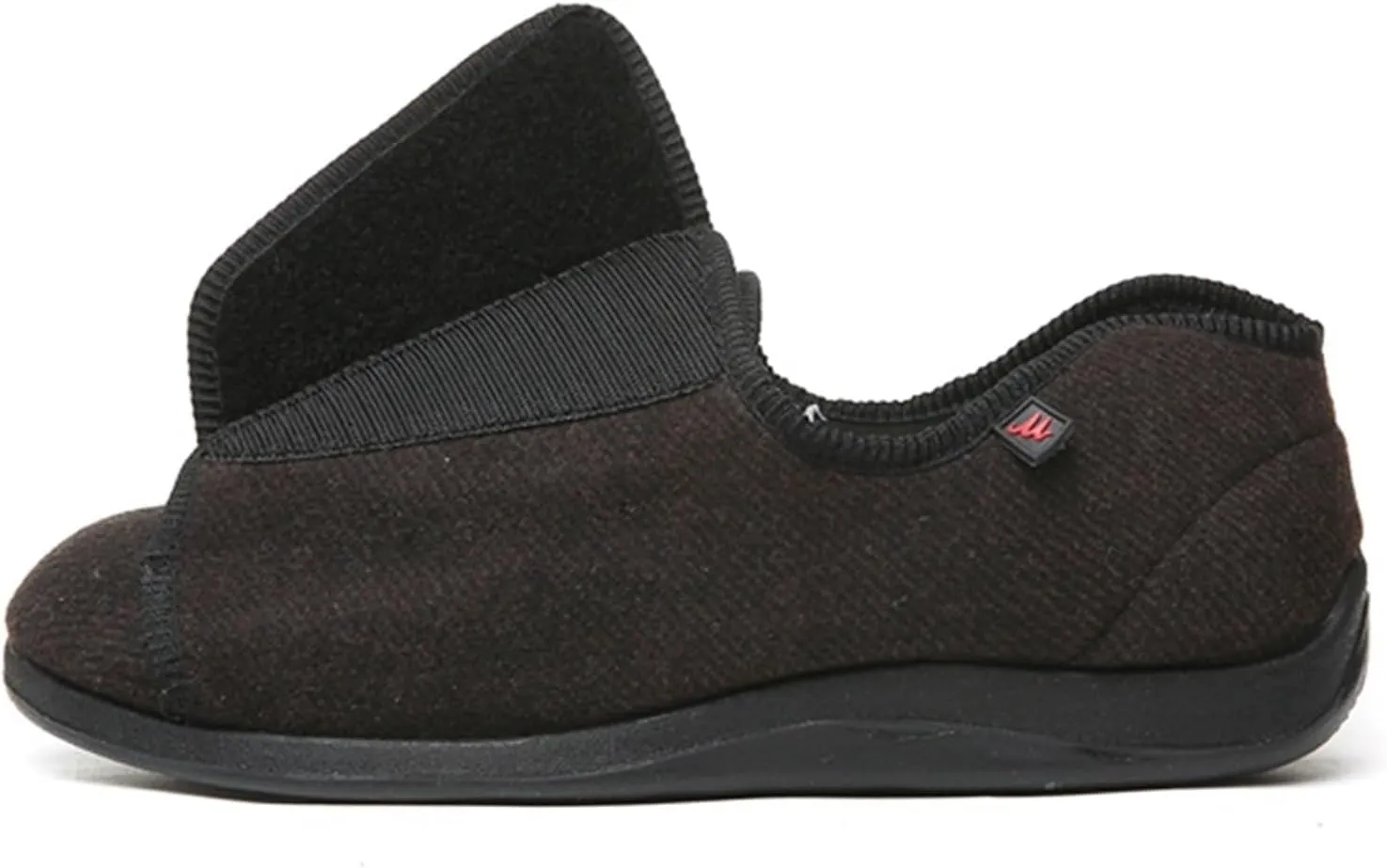 Men's Slippers Comfy Adjustable Memory Foam Wide Indoor Shoes for Diabetic & Swollen Feet