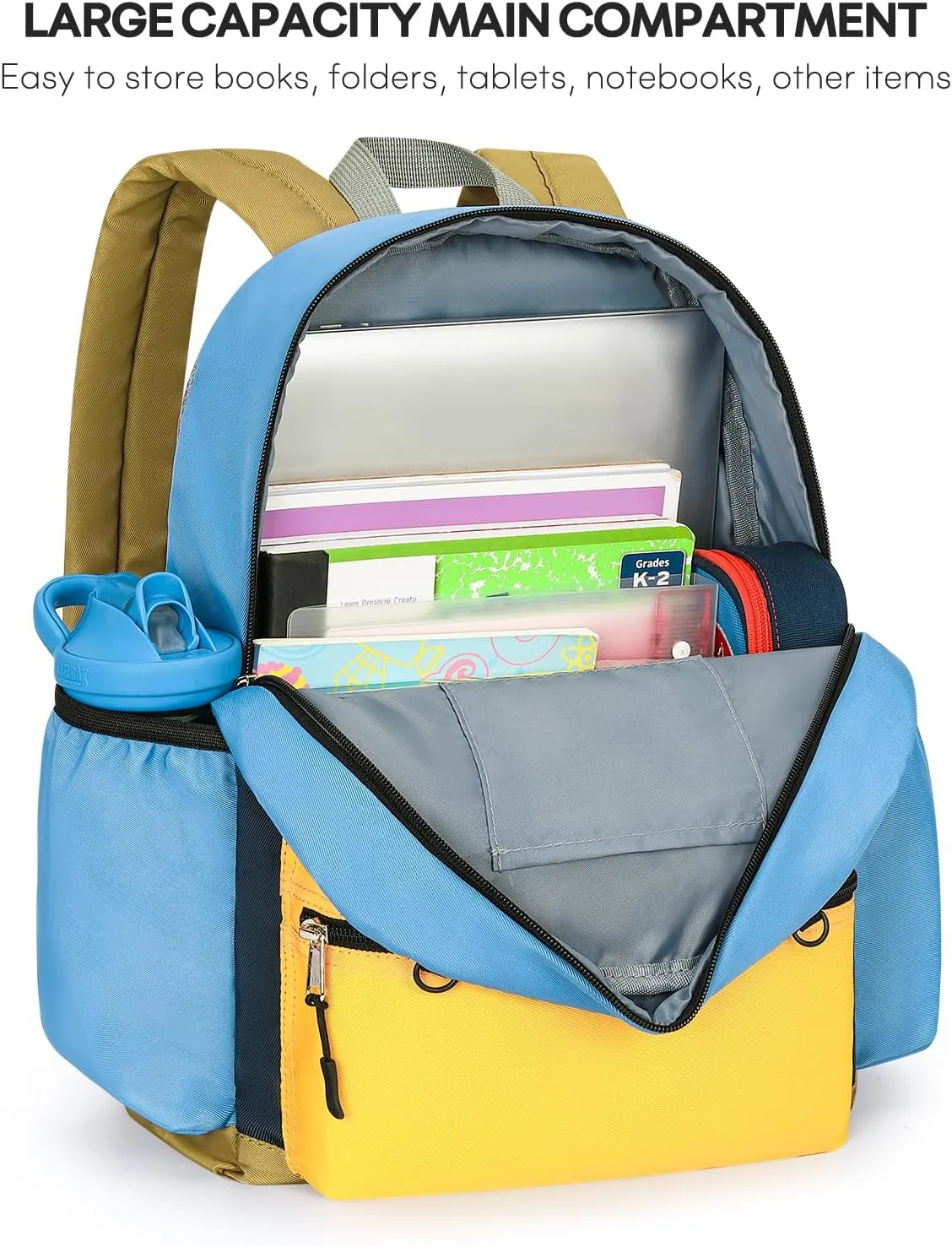 mibasies Kids Backpack Boys 4-6: Boys Backpacks for Elementary School