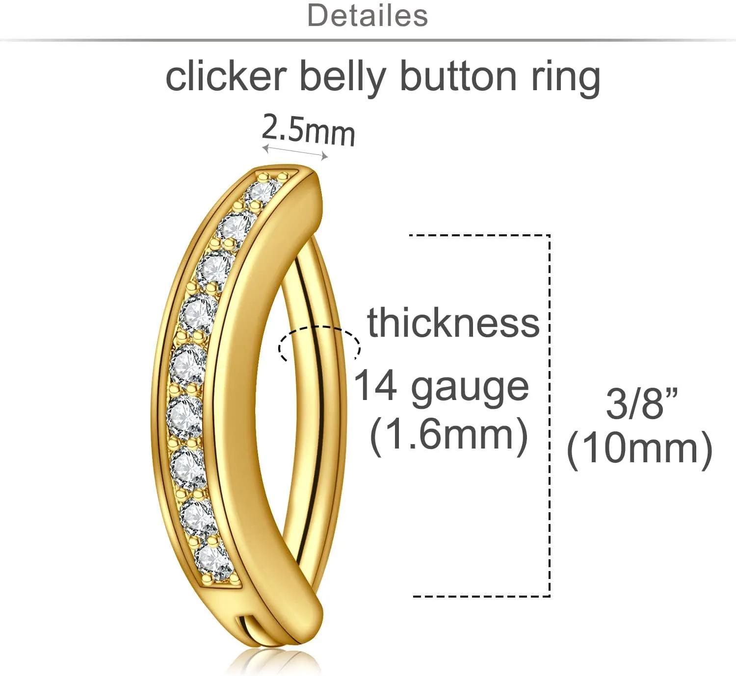 MODRSA Belly Jewellery Piercing - Belly Button Rings with silver & Pink Pearl Navel Opener