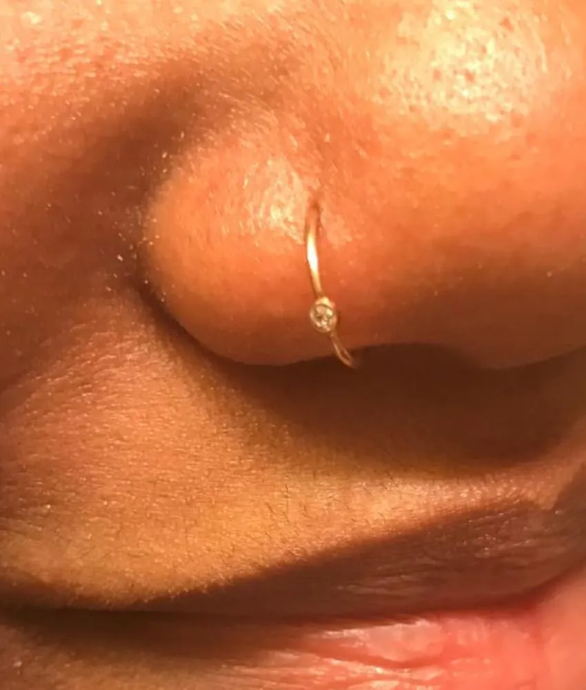 MODRSA Nose Hoops & Rings - L-Shaped, Studs, Gold & Silver Nose Piercings - 20g & 22g - Surgical Stainless Steel & Corkscrew Designs for Women & Men