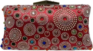 Multi-color Bright Diamond Design Ladies Bag Dinner Dress With Elegant Ladies Clutch Bag For Wedding Party Prom