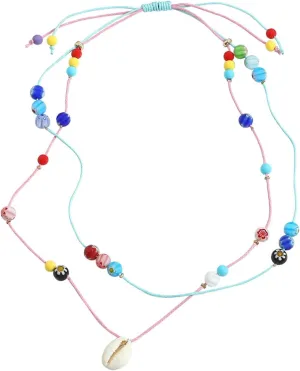 Multilayered Hand Woven Bangle Braided Bracelets Hand Woven Neckalce Hand-Making Braided Choker Nice Gift for Women, necklace
