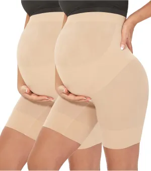 MUSIDORA Maternity Shapewear - Over Bump, Seamless Panties, Perfect for Photoshoot & Baby Showers Dress