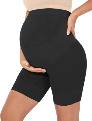 MUSIDORA Maternity Shapewear - Over Bump, Seamless Panties, Perfect for Photoshoot & Baby Showers Dress