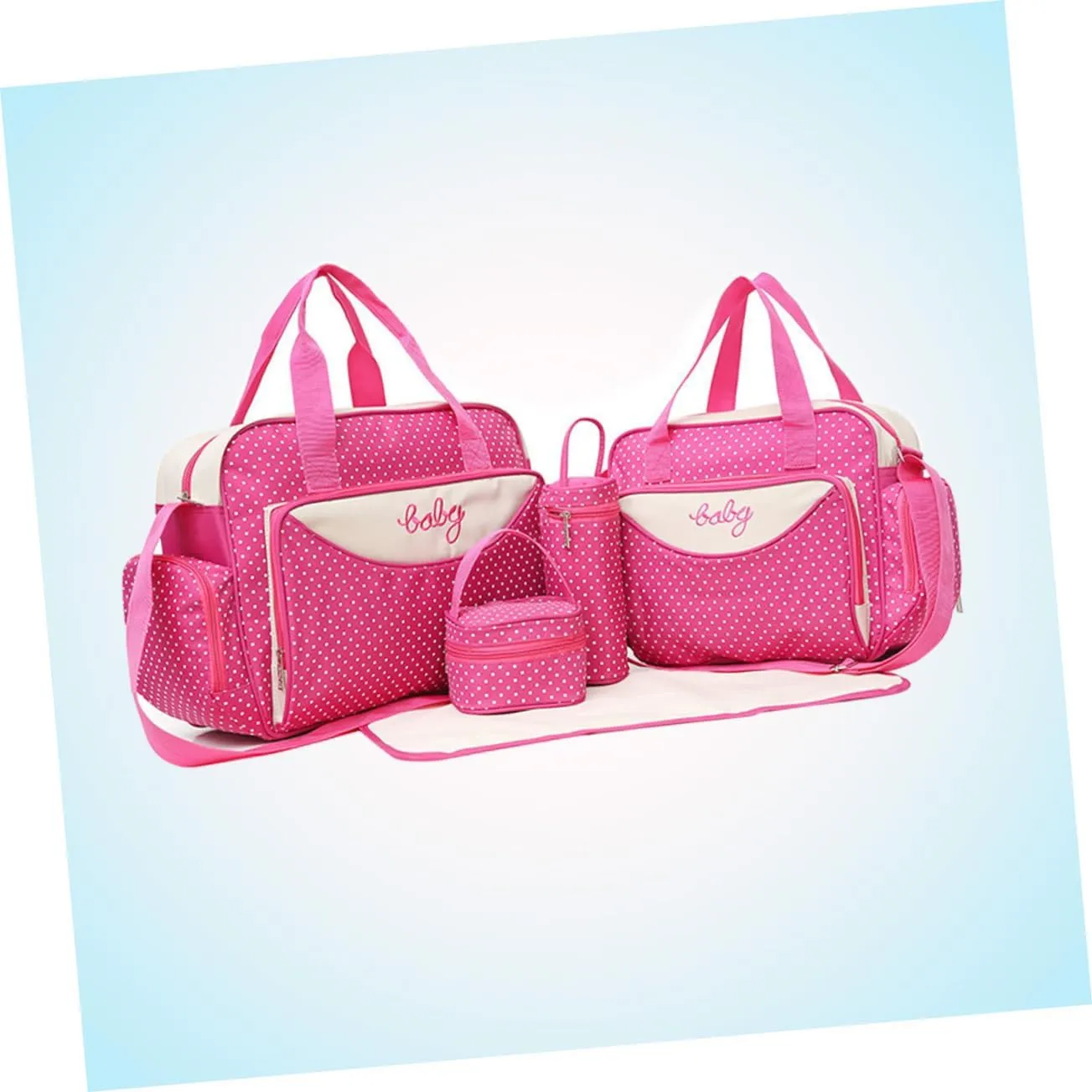 PRETYZOOM 1 Set 5pcs Handbags for Mommy Baby Bag for Women Large Capacity Tote Bag Mommy Tote