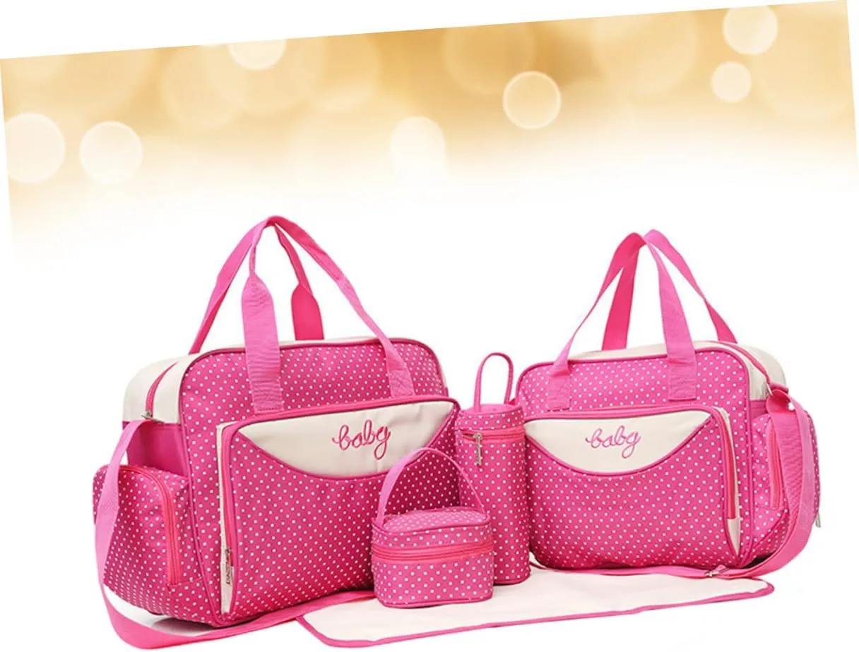 PRETYZOOM 1 Set 5pcs Handbags for Mommy Baby Bag for Women Large Capacity Tote Bag Mommy Tote