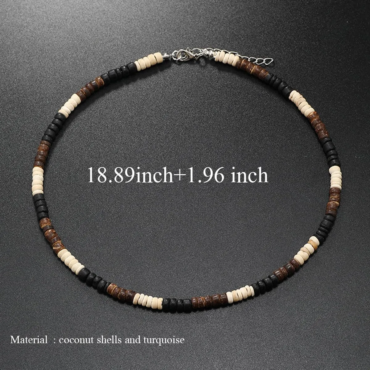 Puka Shell Necklace for Men Surfer Necklace Seashell Chokers Beach Necklace for Women Summer Beaded Necklace Jewelry