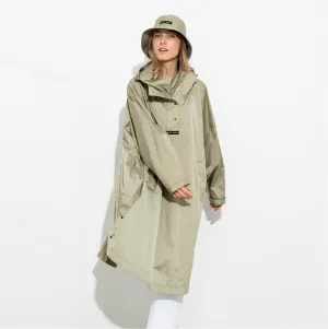 Raincoat solid pale olive