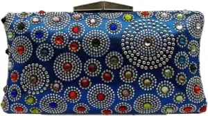 Rhinestone Bags Multi-color Bright Diamond Design Ladies Bag Dinner Dress With Elegant Ladies Clutch Bag