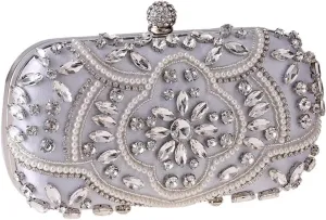 Rhinestone Clutch Women's Evening Clutch Bag Party Purse Wedding Clutches For Bridal