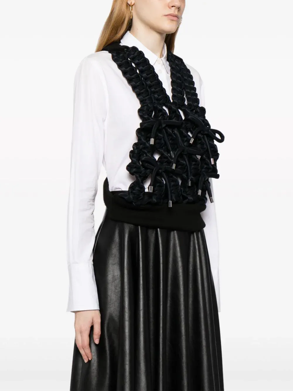 Ribbon Weave Vest
