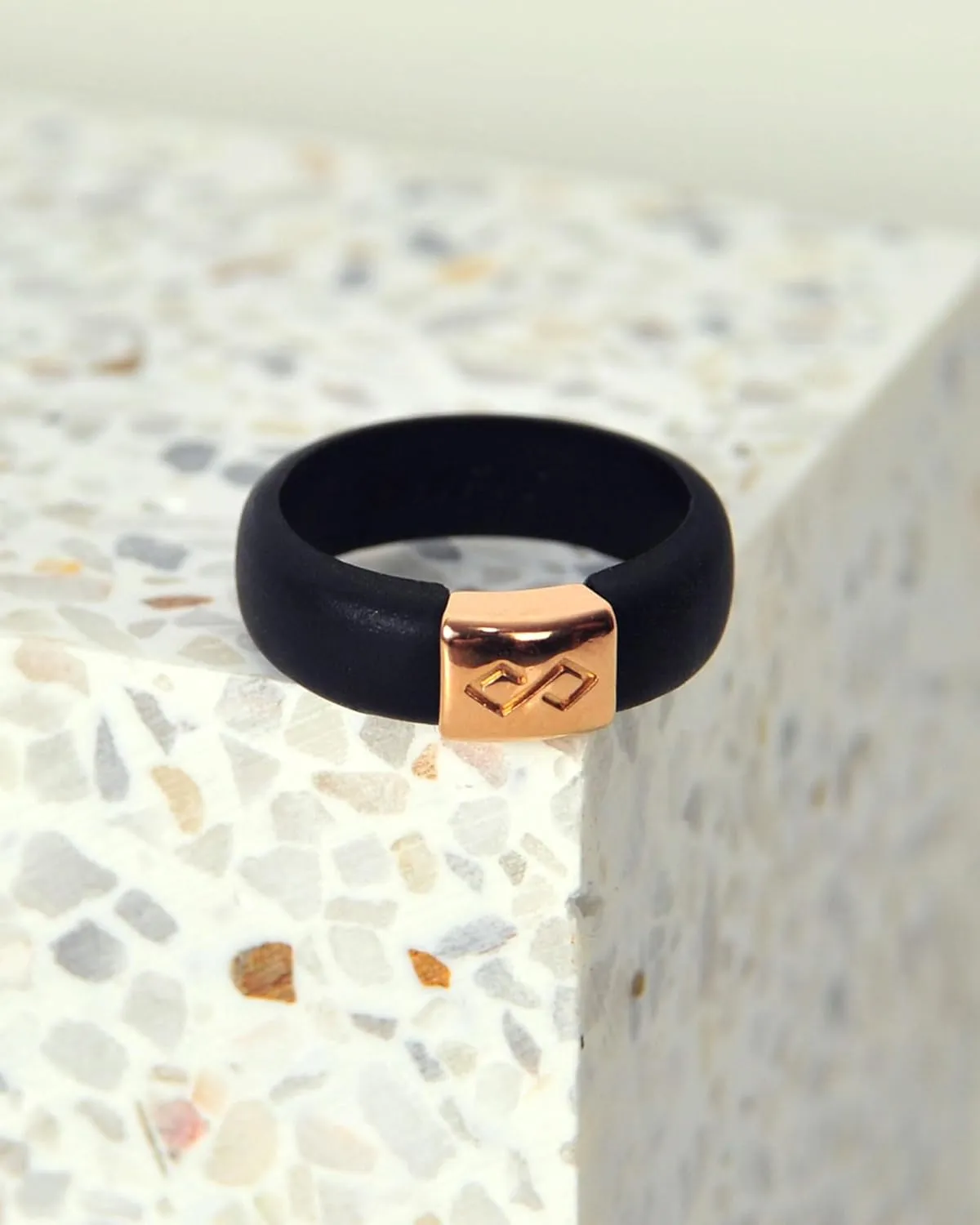 Rinfit Matching Silicone Rings for Couples - Silicone Wedding Bands Sets for Him and Her - MetalInfinity & Infinity Patented Design