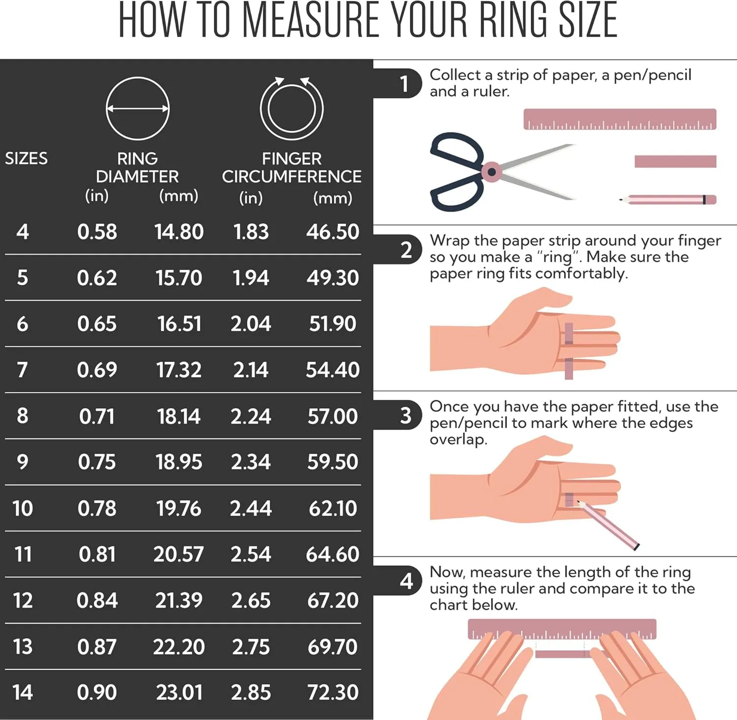Rinfit Matching Silicone Rings for Couples - Silicone Wedding Bands Sets for Him and Her - MetalInfinity & Infinity Patented Design