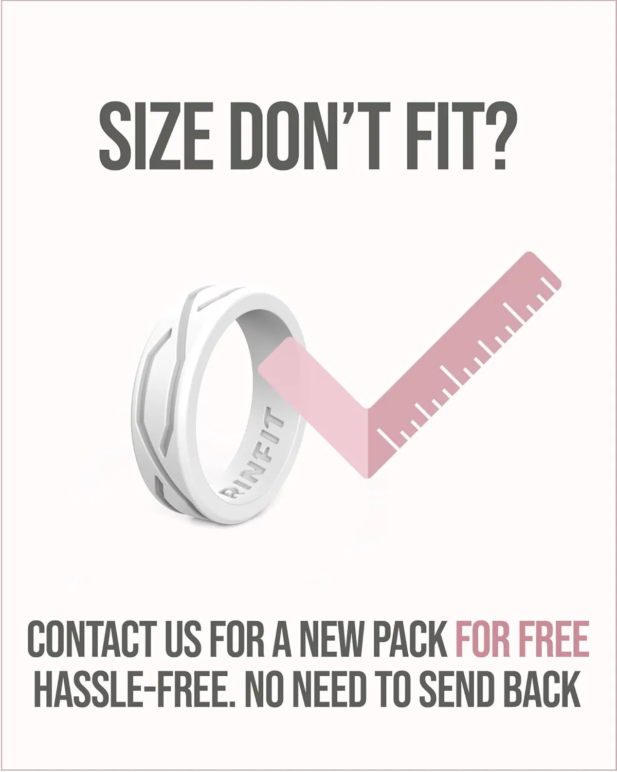 Rinfit Silicone Rings for Women - Engagement or Promise Ring & Stackable Set - Womens Rubber Wedding Rings & Silicone Wedding Bands - Patented Design