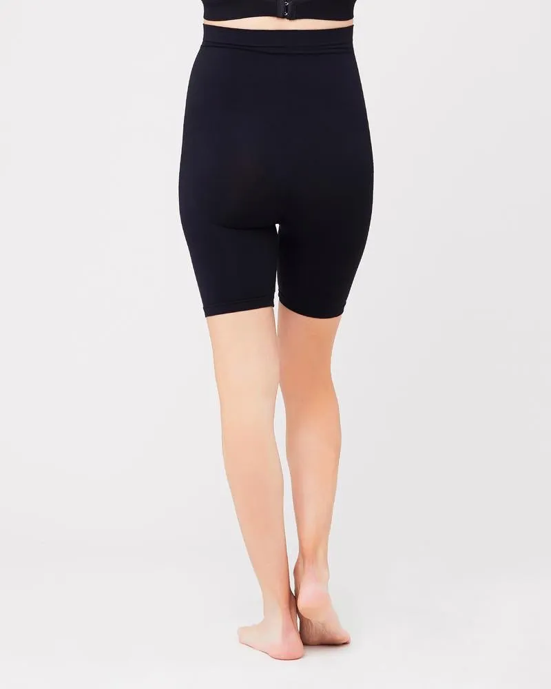 Ripe Maternity Seamless Support Shorts in Black & Natural