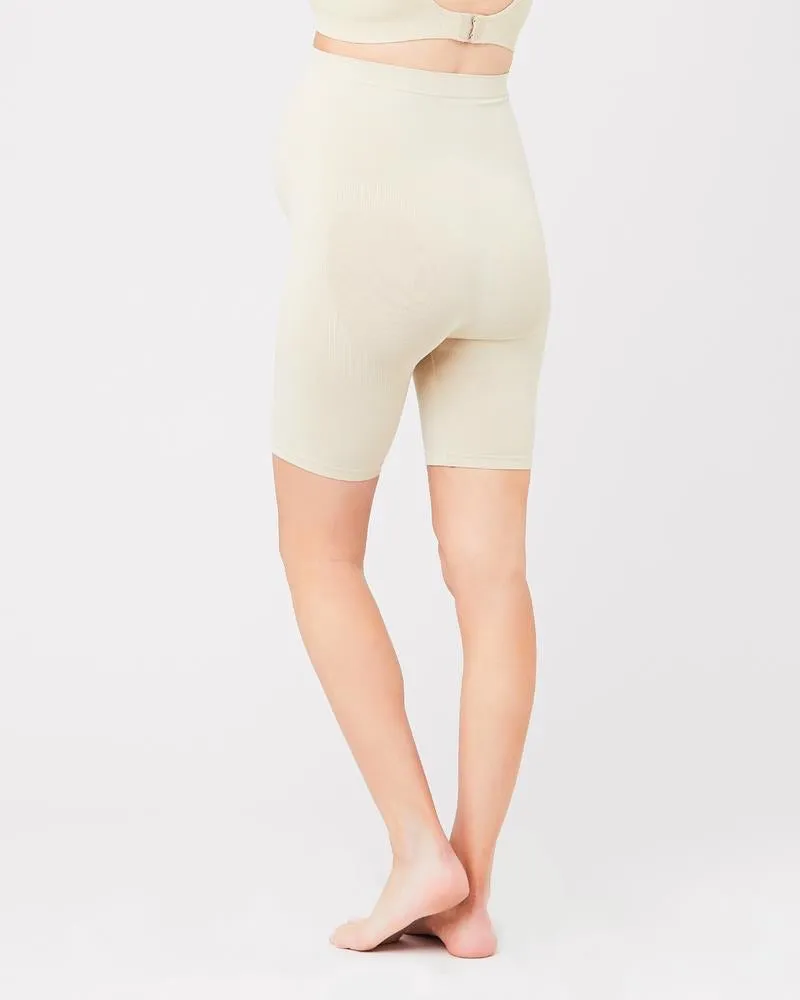 Ripe Maternity Seamless Support Shorts in Black & Natural