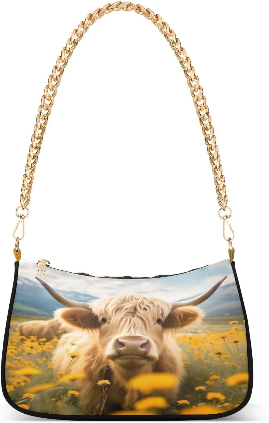 Shoulder Bags for Women Cow (9) Hobo Tote Handbag Small Clutch Purse with Zipper Closure