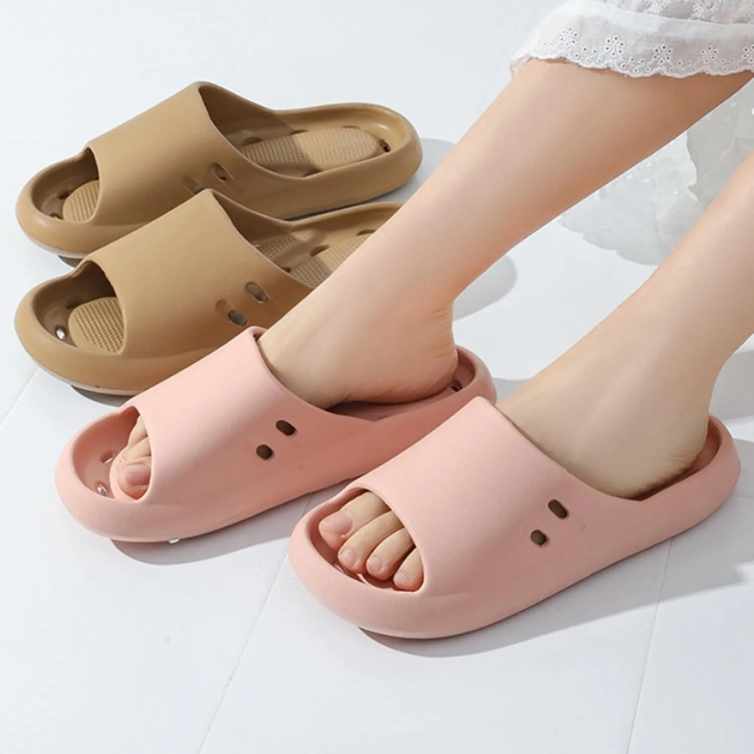Shower Slippers Summer Home Household Indoor Slip Thick Soled EVA Women Guest Slippers