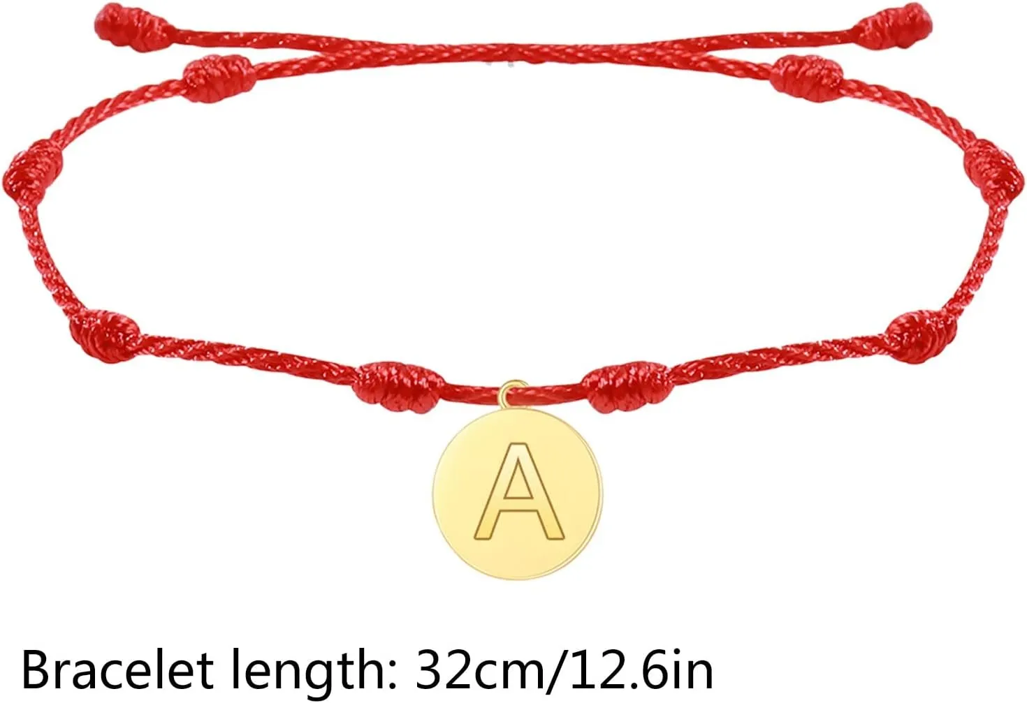 Statement Bangle Stackable Bracelets for Women 26 Initial Bracelet Red Seven Knot Bracelet Gold Plated Letter Woven Bracelet Dainty Heart Charm Bracelet Woven Bracelet For Tennis Bracelet for Bridal