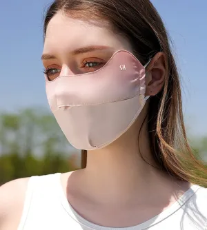 Summer Cooling Gradient UV Protection Face Mask