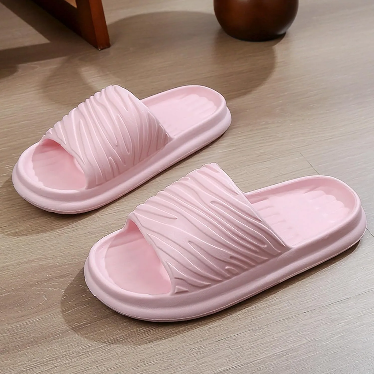 Summer Couple Coloured Home Non Slip Indoor Bathroom Beach Large Size Soft Bottom Shoe Slippers for Women