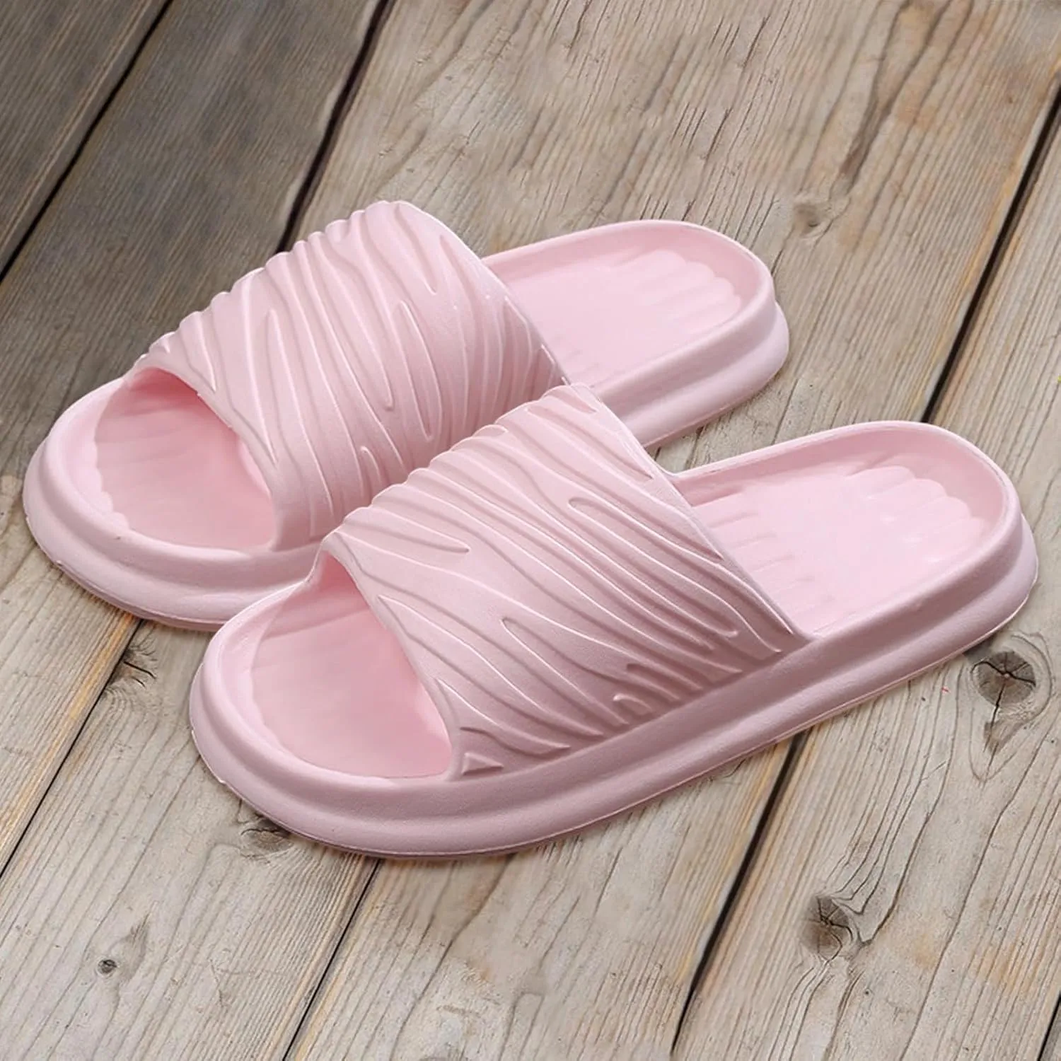Summer Couple Coloured Home Non Slip Indoor Bathroom Beach Large Size Soft Bottom Shoe Slippers for Women
