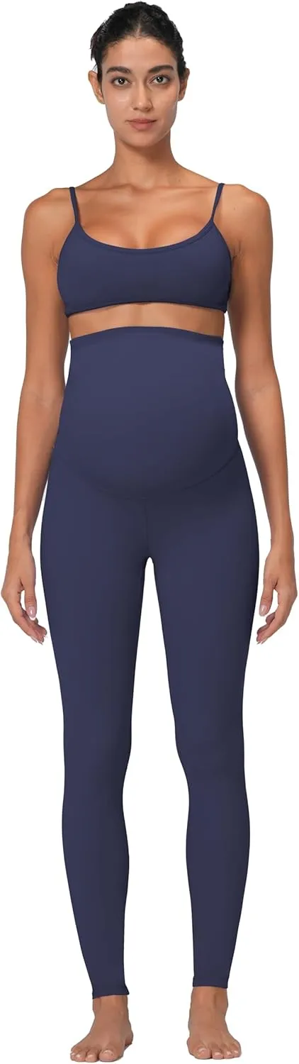 Sunzel Sunzfly Maternity Leggings for Women Over The Belly Buttery Soft Pregnancy Yoga Pants for Spring Summer Workout Lounge