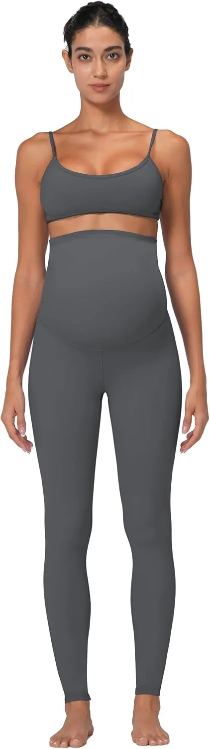 Sunzel Sunzfly Maternity Leggings for Women Over The Belly Buttery Soft Pregnancy Yoga Pants for Spring Summer Workout Lounge