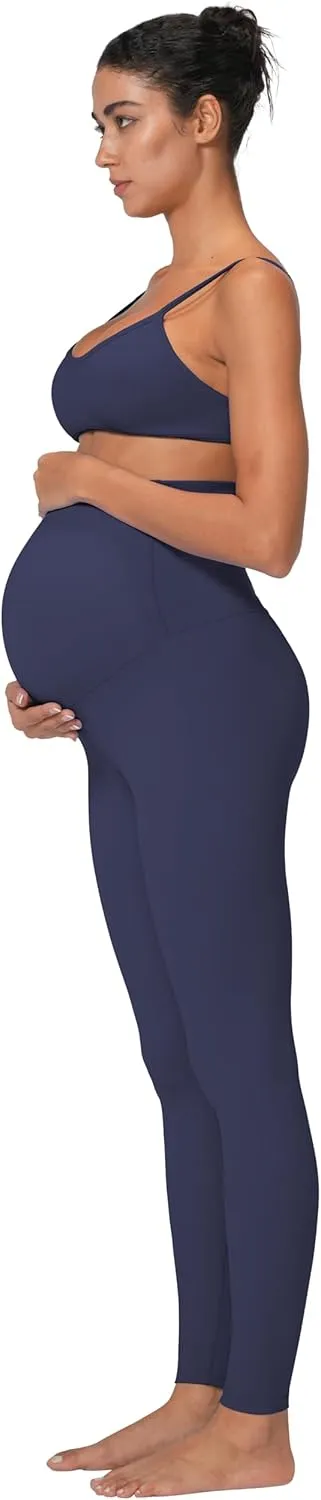 Sunzel Sunzfly Maternity Leggings for Women Over The Belly Buttery Soft Pregnancy Yoga Pants for Spring Summer Workout Lounge