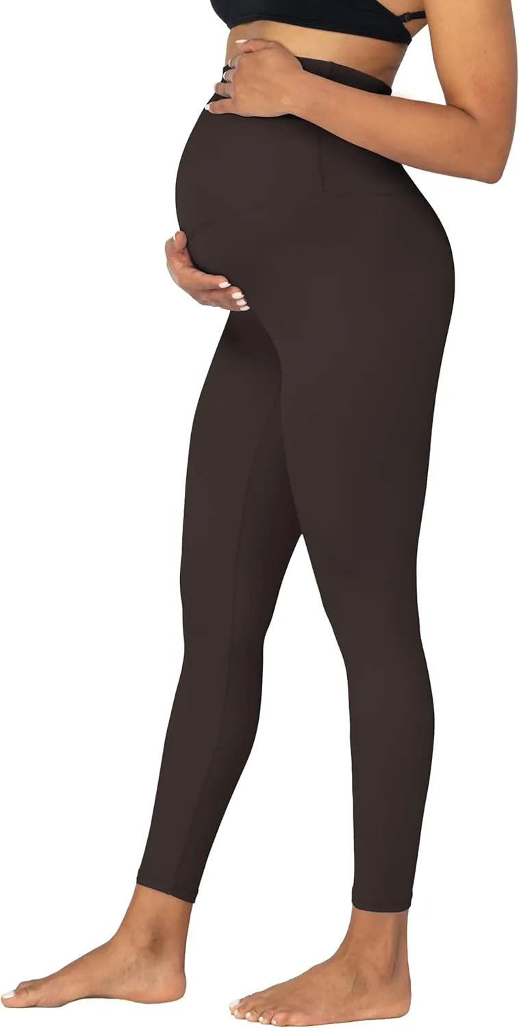 Sunzel Sunzfly Maternity Leggings for Women Over The Belly Buttery Soft Pregnancy Yoga Pants for Spring Summer Workout Lounge